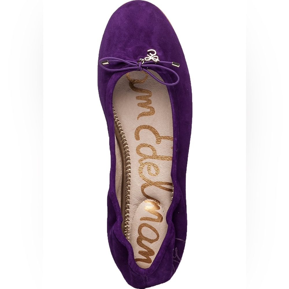 Sam Edelman purple suede Felicia ballet flats , size 6.5, like new